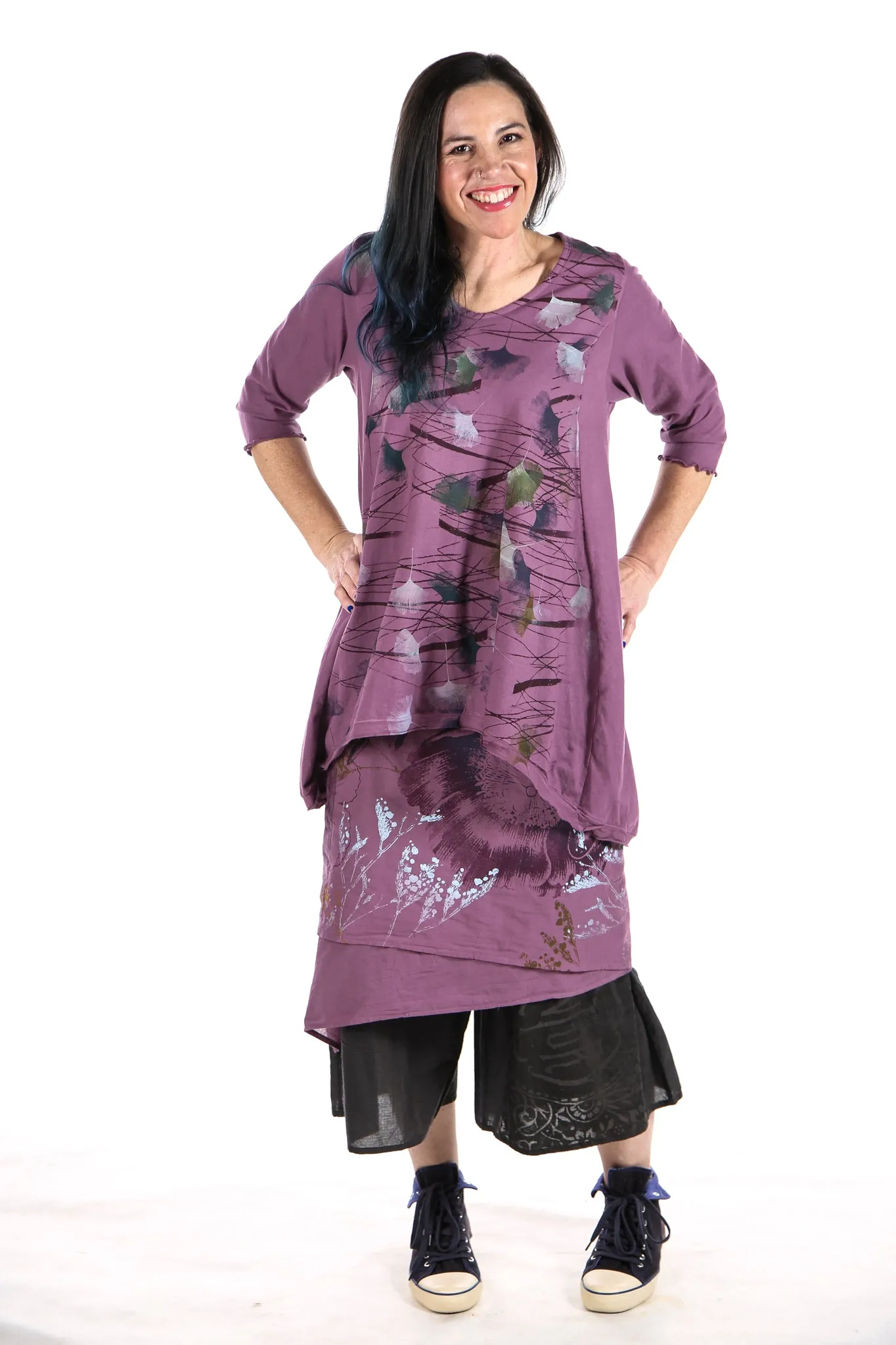 1248 Mantra Hi/Lo Top-Orchid-P