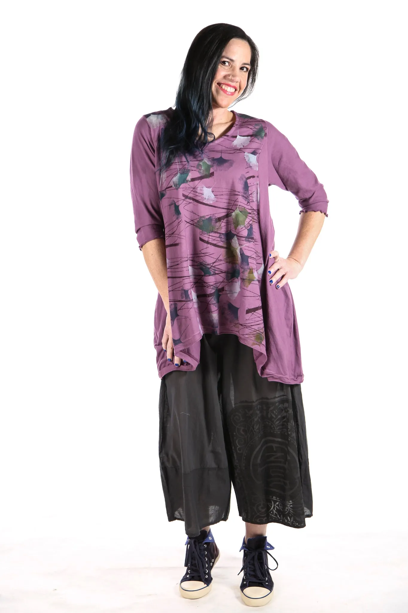 1248 Mantra Hi/Lo Top-Orchid-P