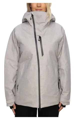 686 GLCR Hydra Insulated Womens Snow Jacket White Heather