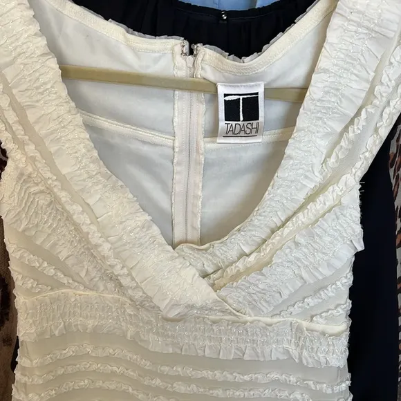 90’s Vintage Tadashi Ruffle Dress