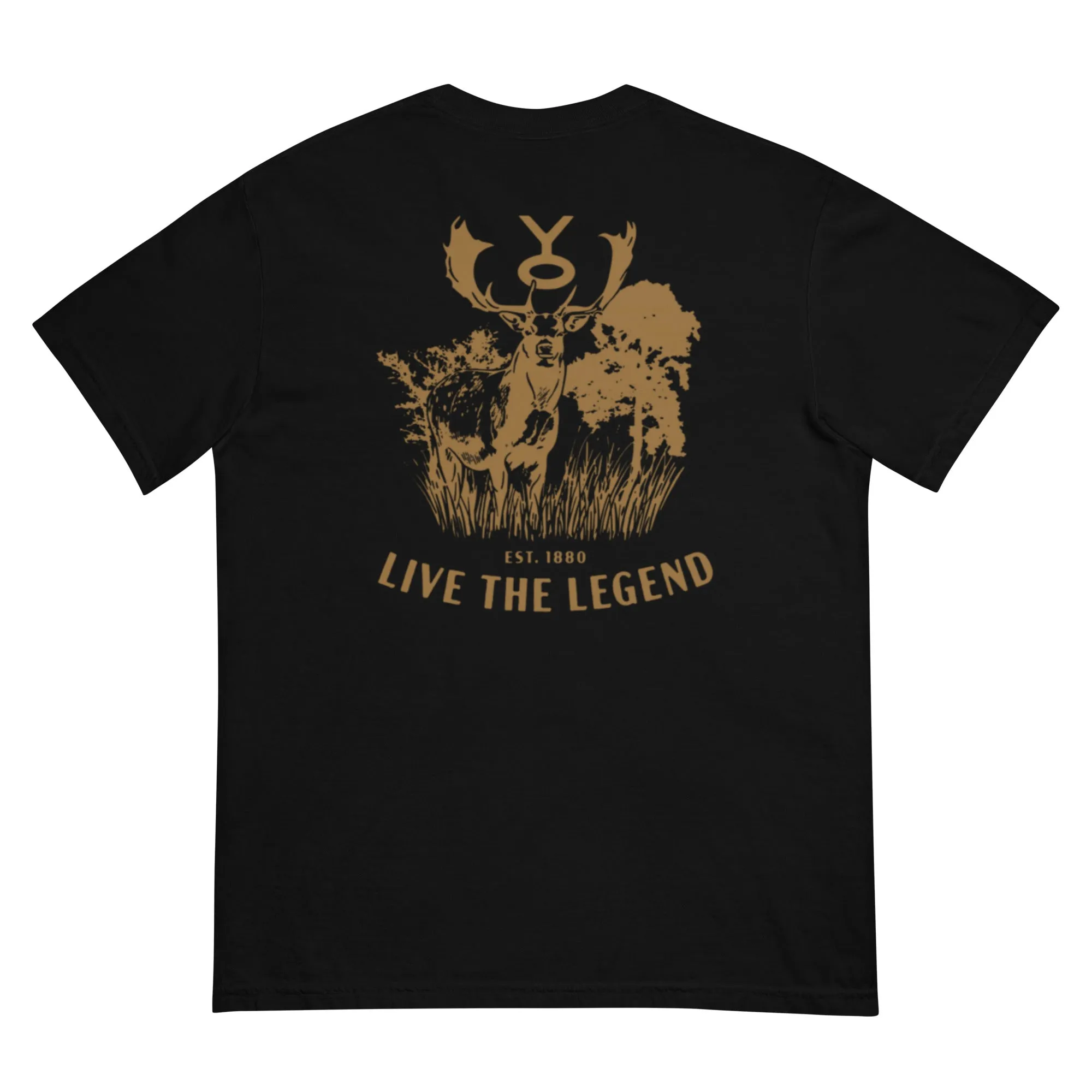 A Gold medal Fallow t-shirt
