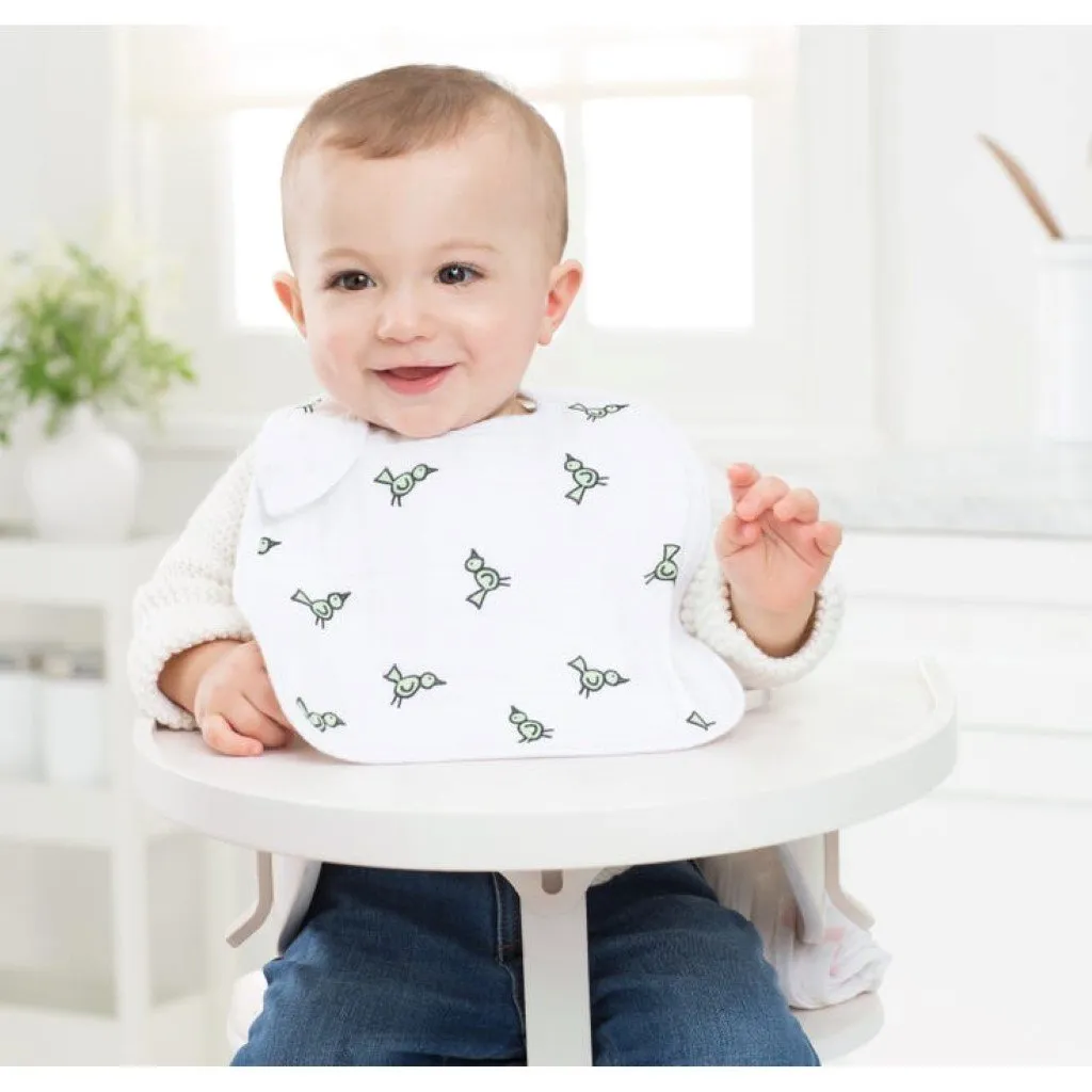 ADEN   ANAIS Cotton Muslin Snap Bibs 3 Pack Jungle Jam - 3 pack