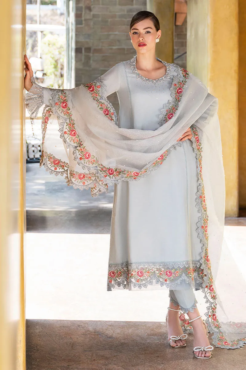 Aesthetic Light Blue Pakistani Salwar Kameez with Dupatta