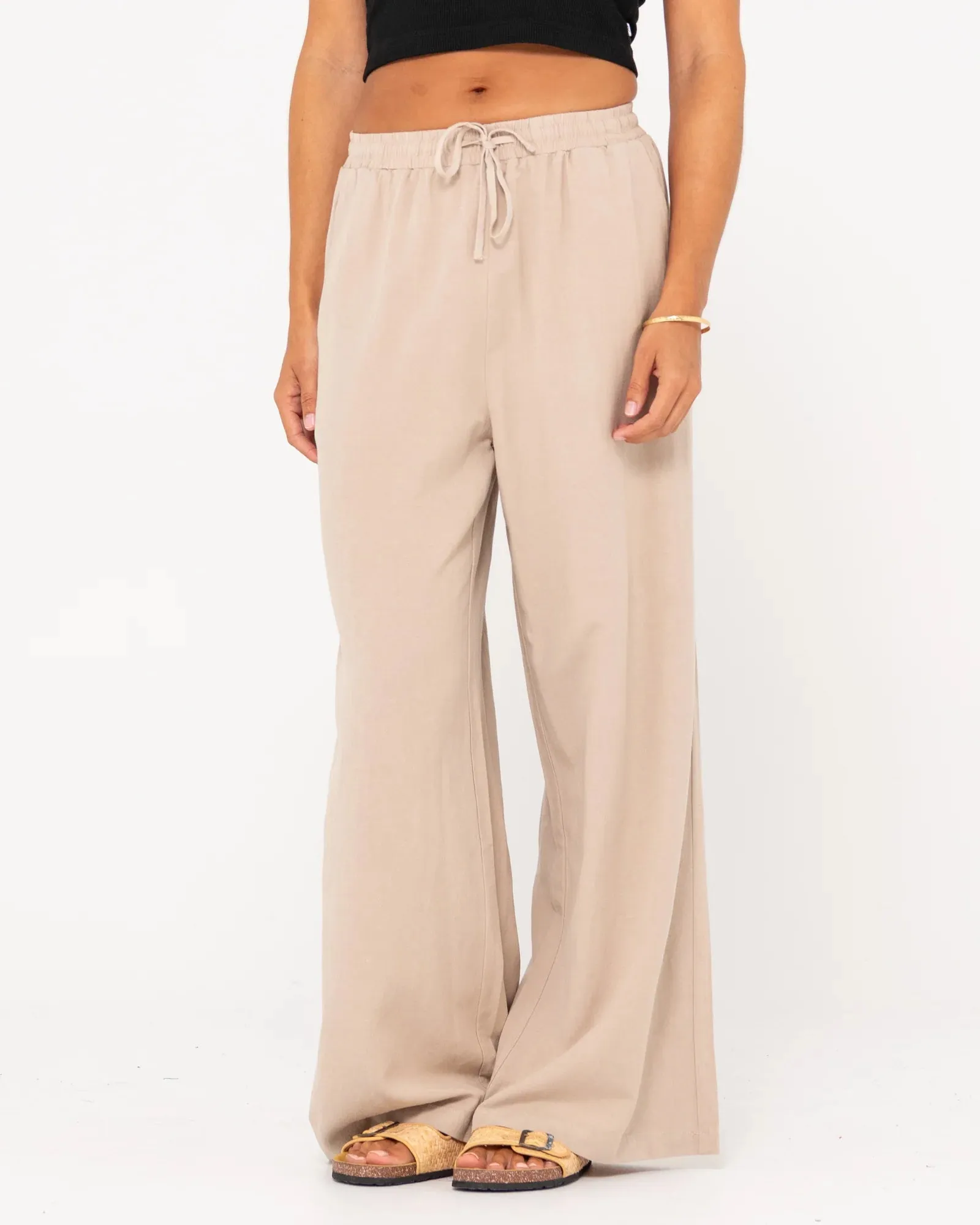Alannah Lounge Pant - Light Khaki