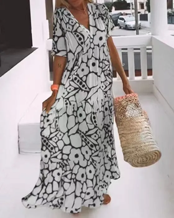 Alessia – Effortless Floral Summer Dress for Women