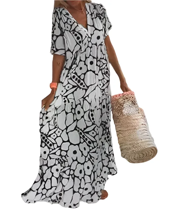Alessia – Effortless Floral Summer Dress for Women