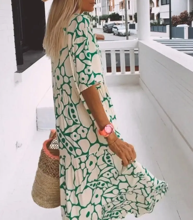 Alessia – Effortless Floral Summer Dress for Women