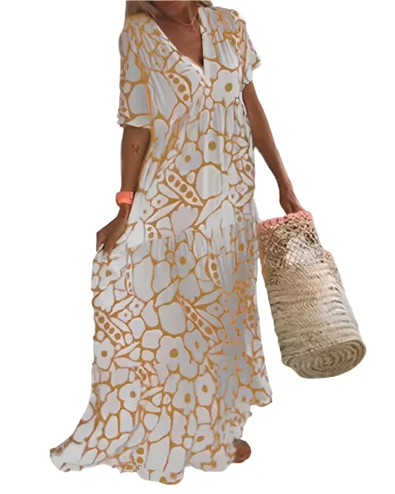 Alessia – Effortless Floral Summer Dress for Women