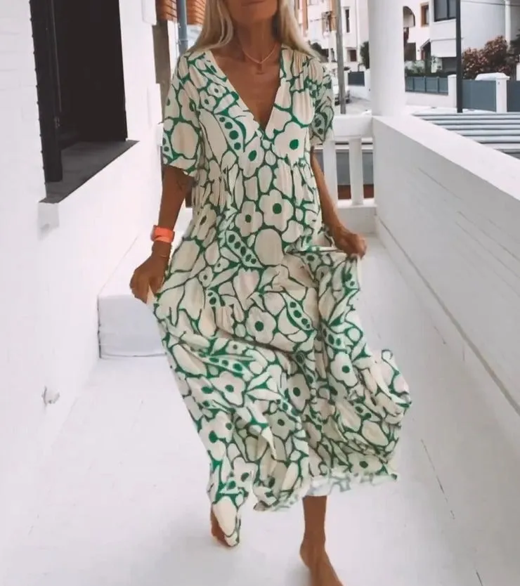 Alessia – Effortless Floral Summer Dress for Women