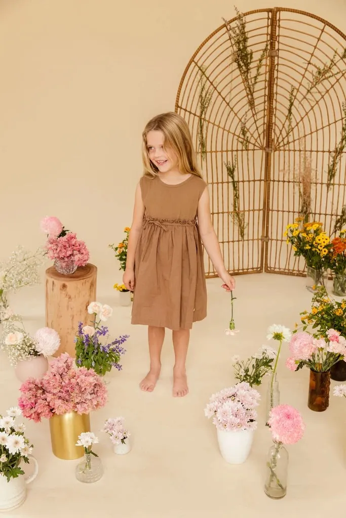 ALEX & ANT DELPHINE DRESS NUTMEG