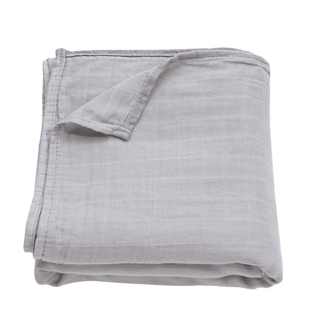 Ali Oli Muslin Swaddle Blanket (Light Grey)