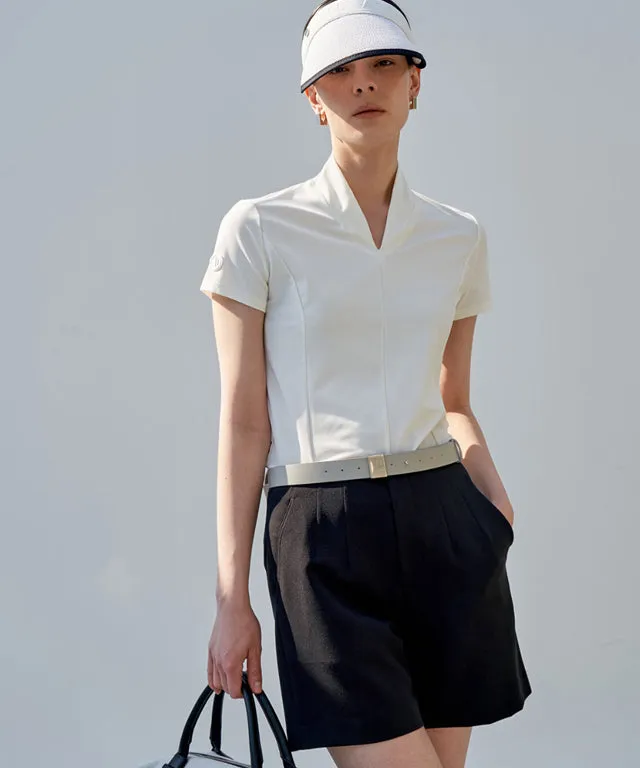 Anell Golf Flexi Flat Shorts - Basic Black