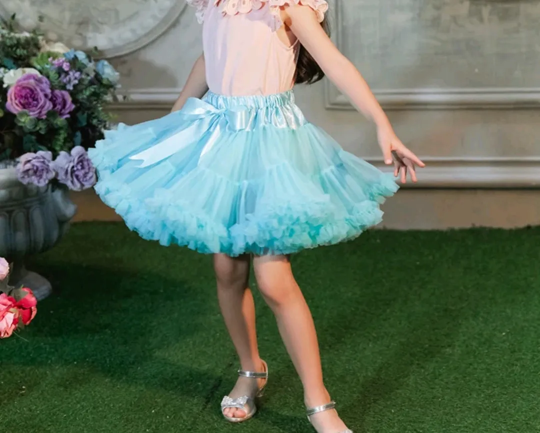 Aqua Tutu Skirt