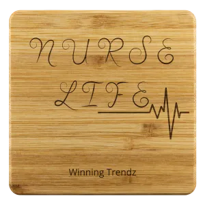 Bamboo Nurse Life Coasters (Sets of 4)