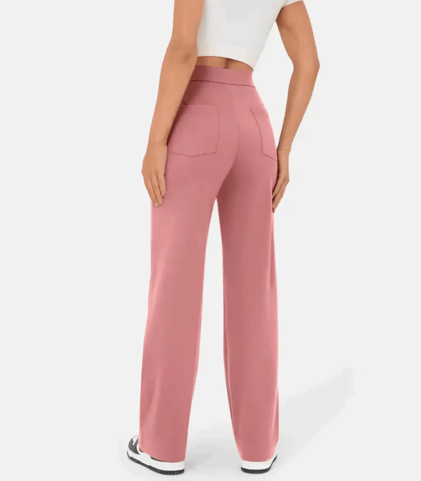 Benita | High Waist Button Down Pants