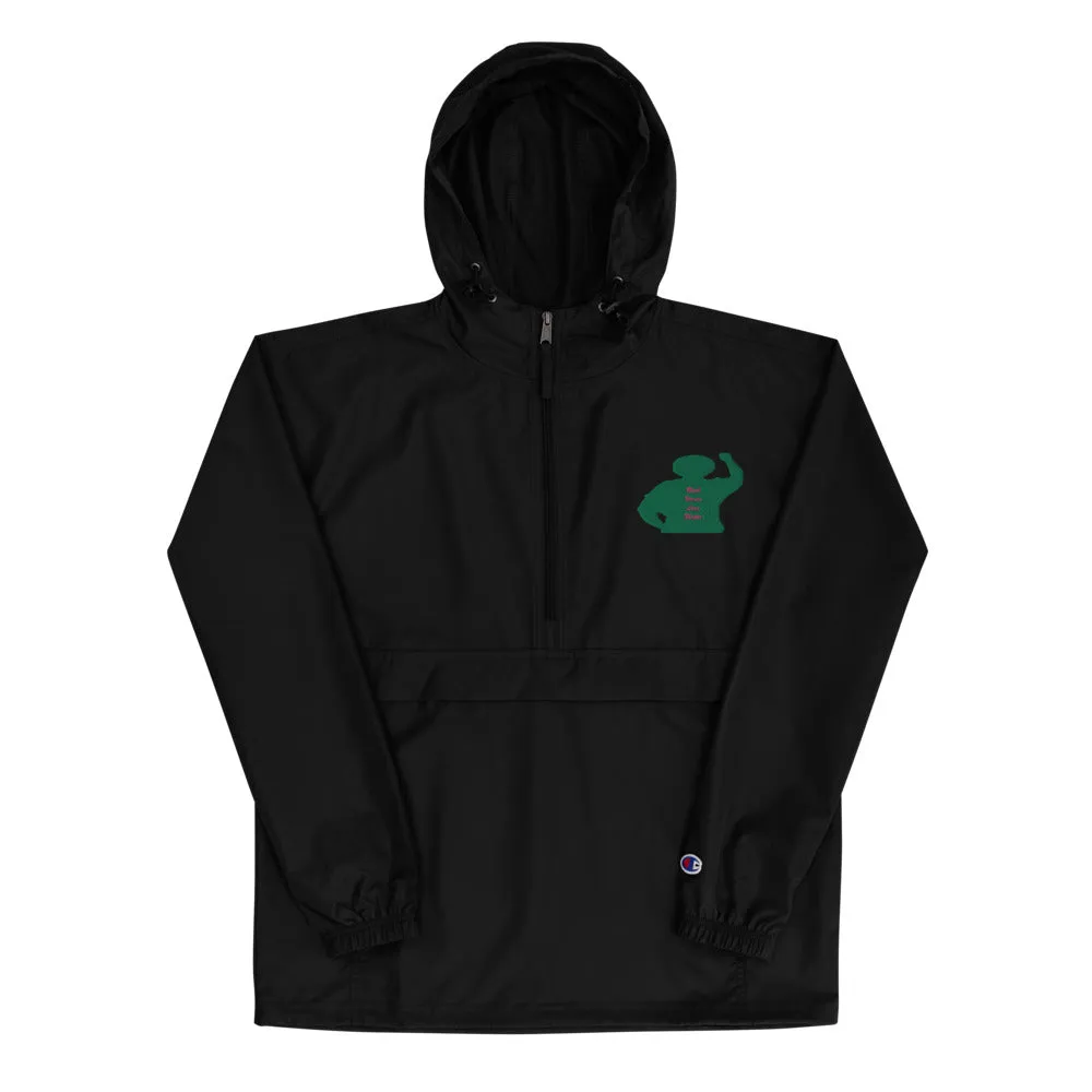 Black Women Lives Matter Embroidered Champion Packable Jacket