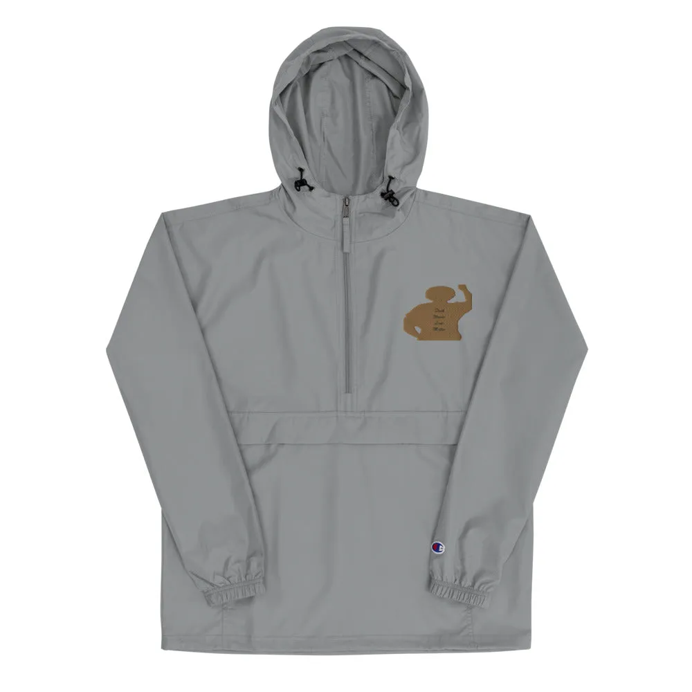 Black Women Lives Matter Embroidered Champion Packable Jacket