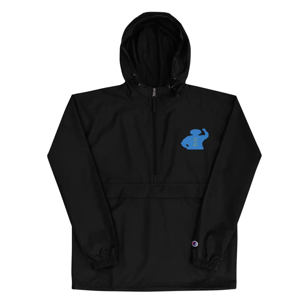 Black Women Lives Matter Embroidered Champion Packable Jacket