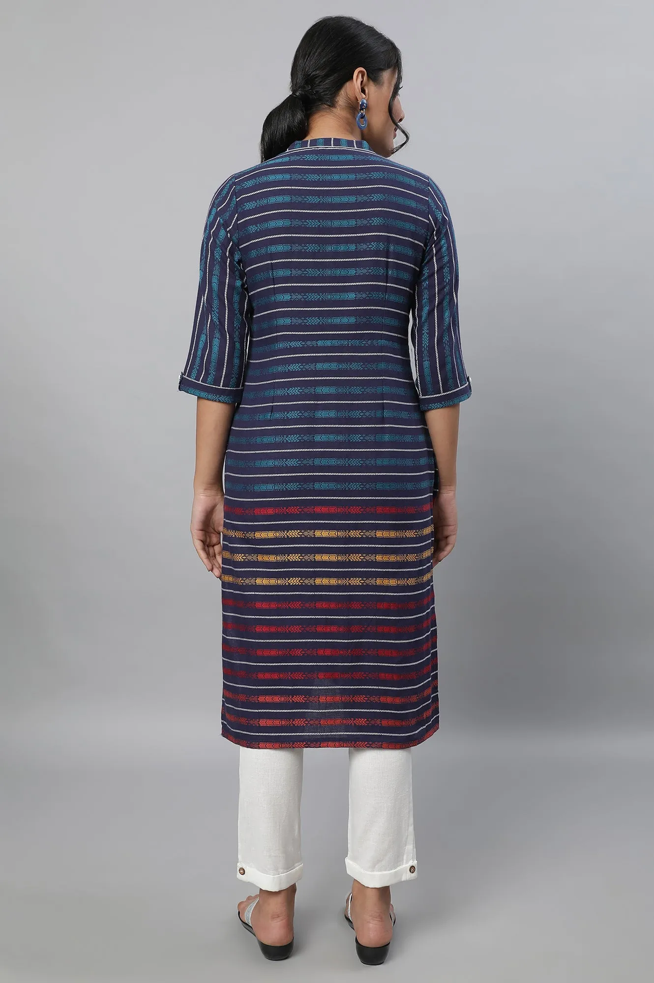 Blue Ethnic kurta & Trousers Set
