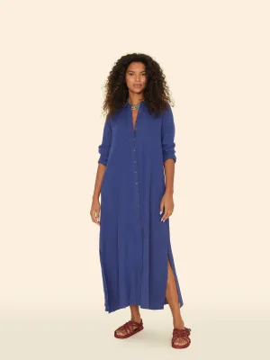 Boden Linen Dress - Blueprint