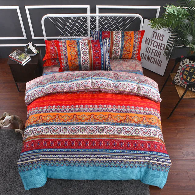 Bohemian bedding sets with duvet cover and Pillowcases