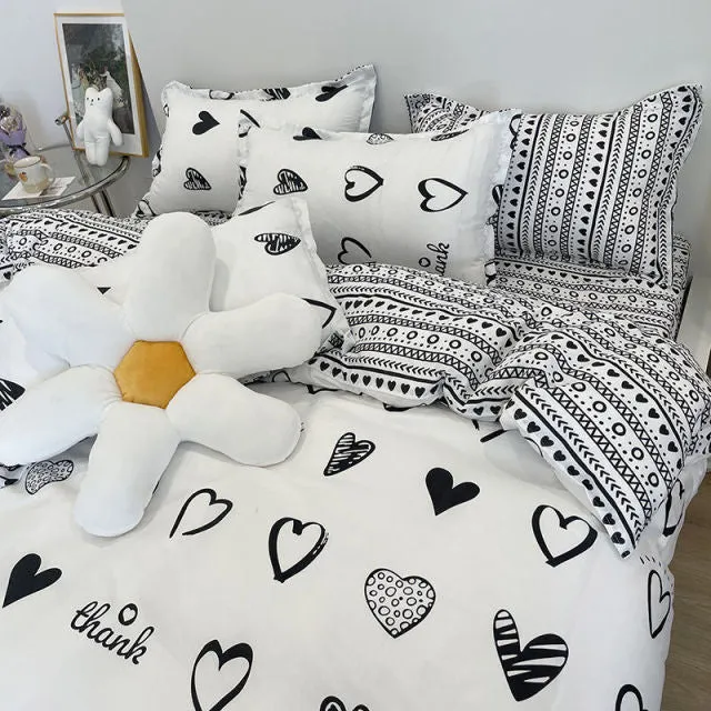 Boys Girls Bedding Single Full Queen Duvet Cover Set