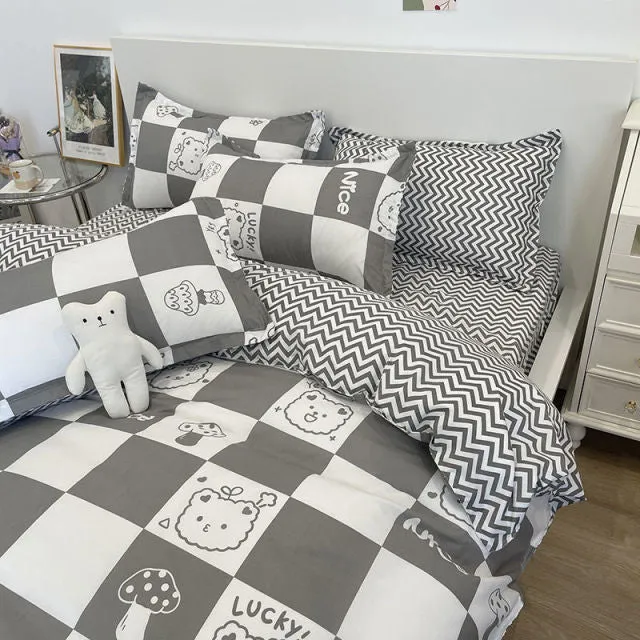 Boys Girls Bedding Single Full Queen Duvet Cover Set