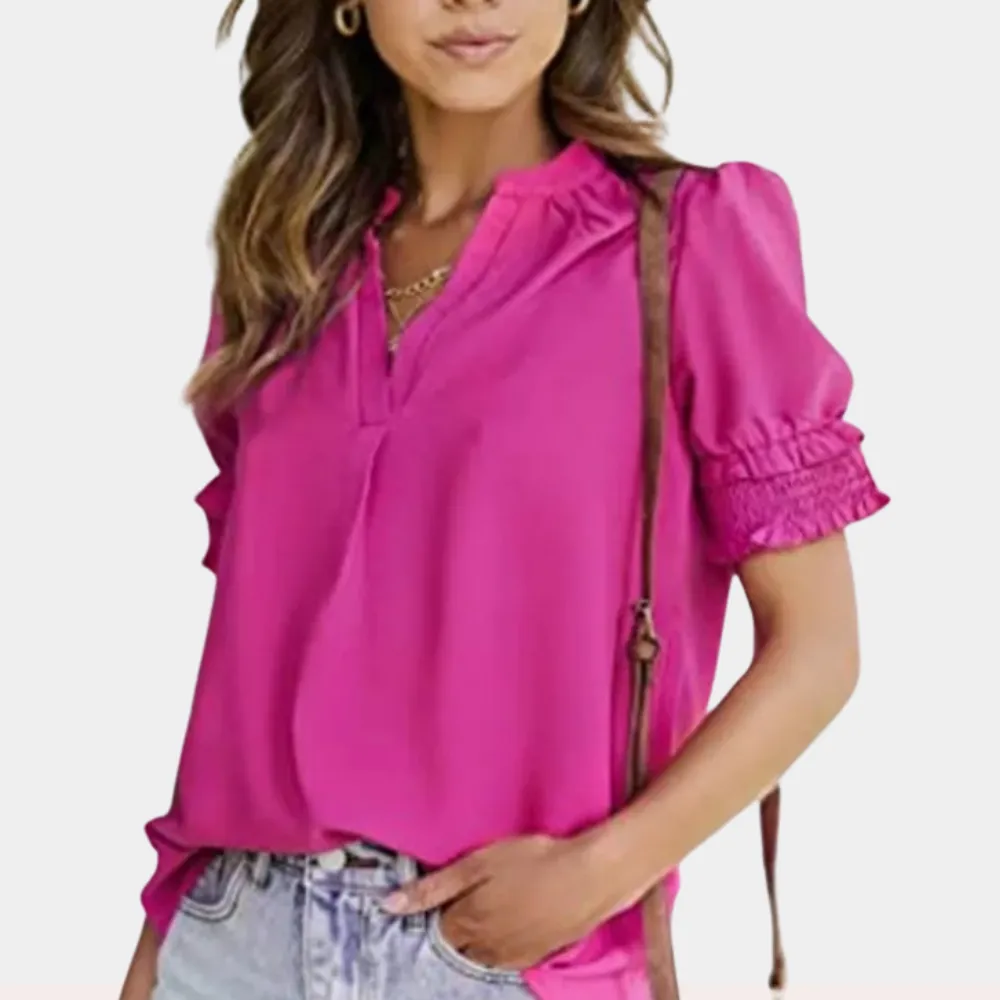 Brilla® | Basic V-Neck Blouse For Women