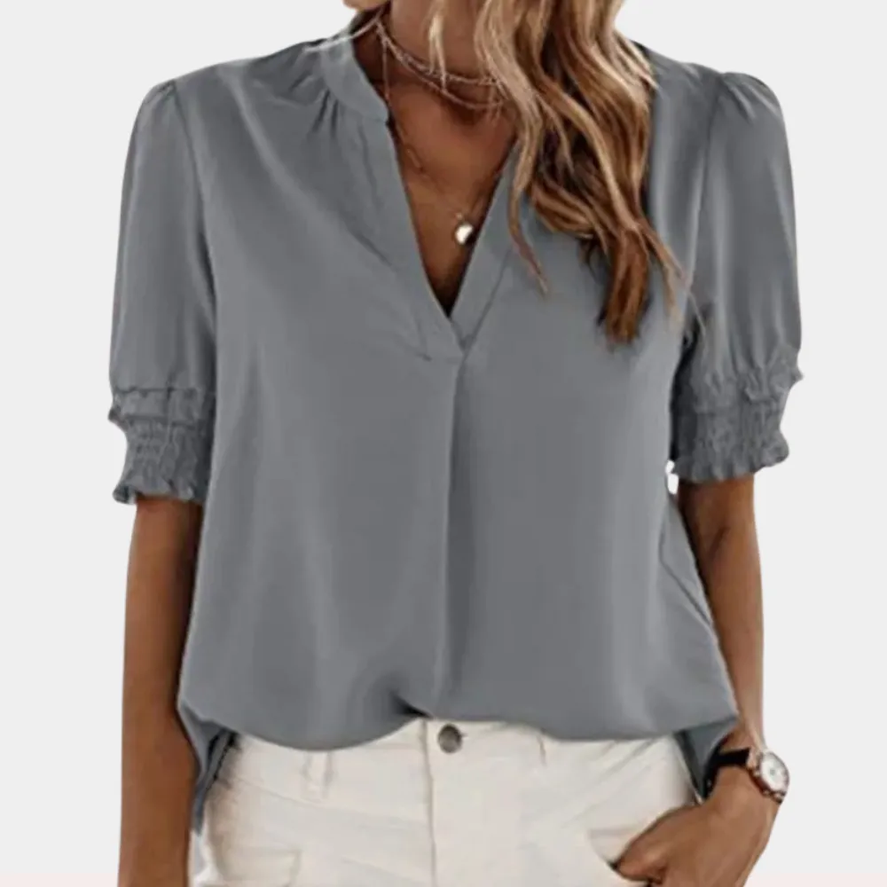 Brilla® | Basic V-Neck Blouse For Women