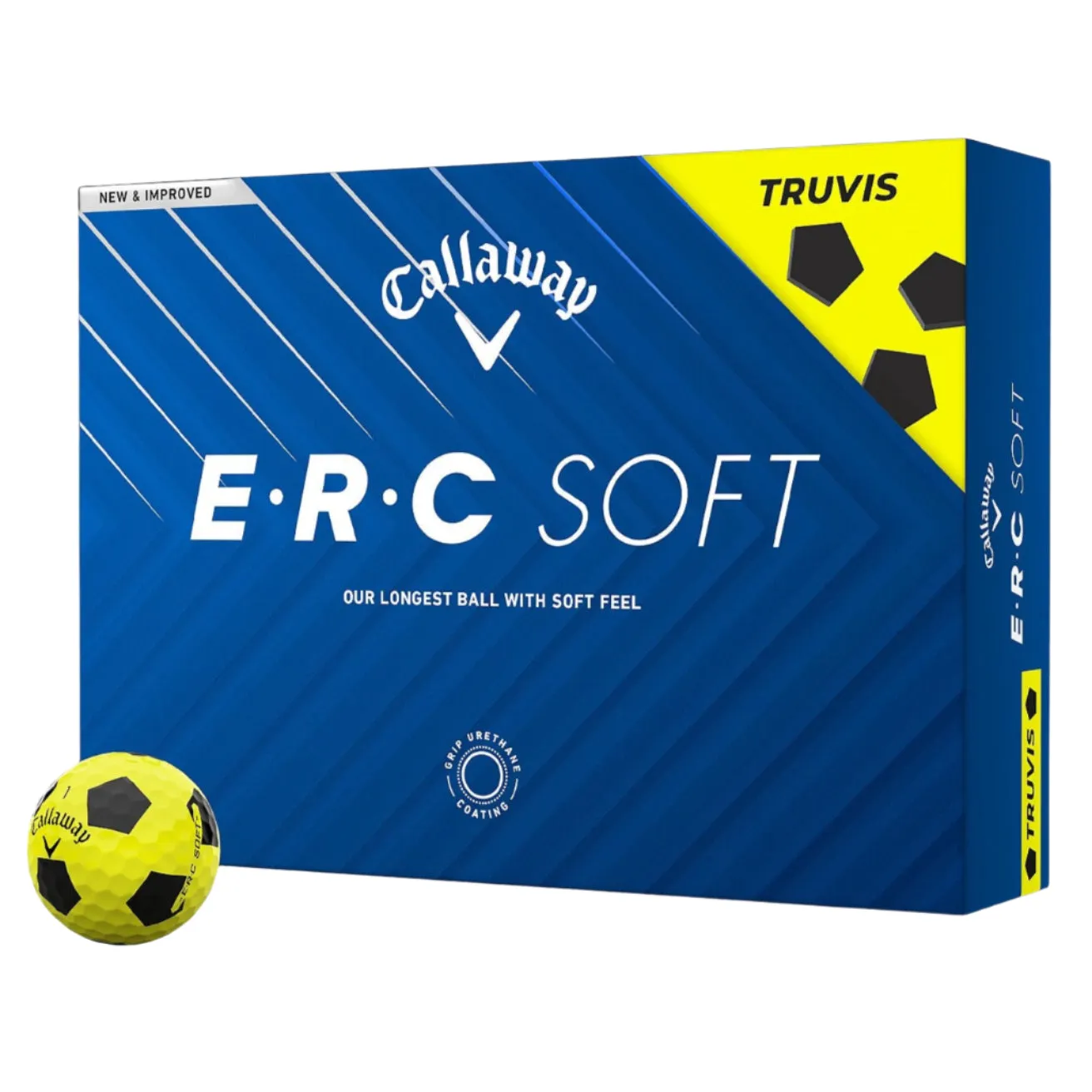 Callaway ERC Soft Truvis Yellow Golf Balls