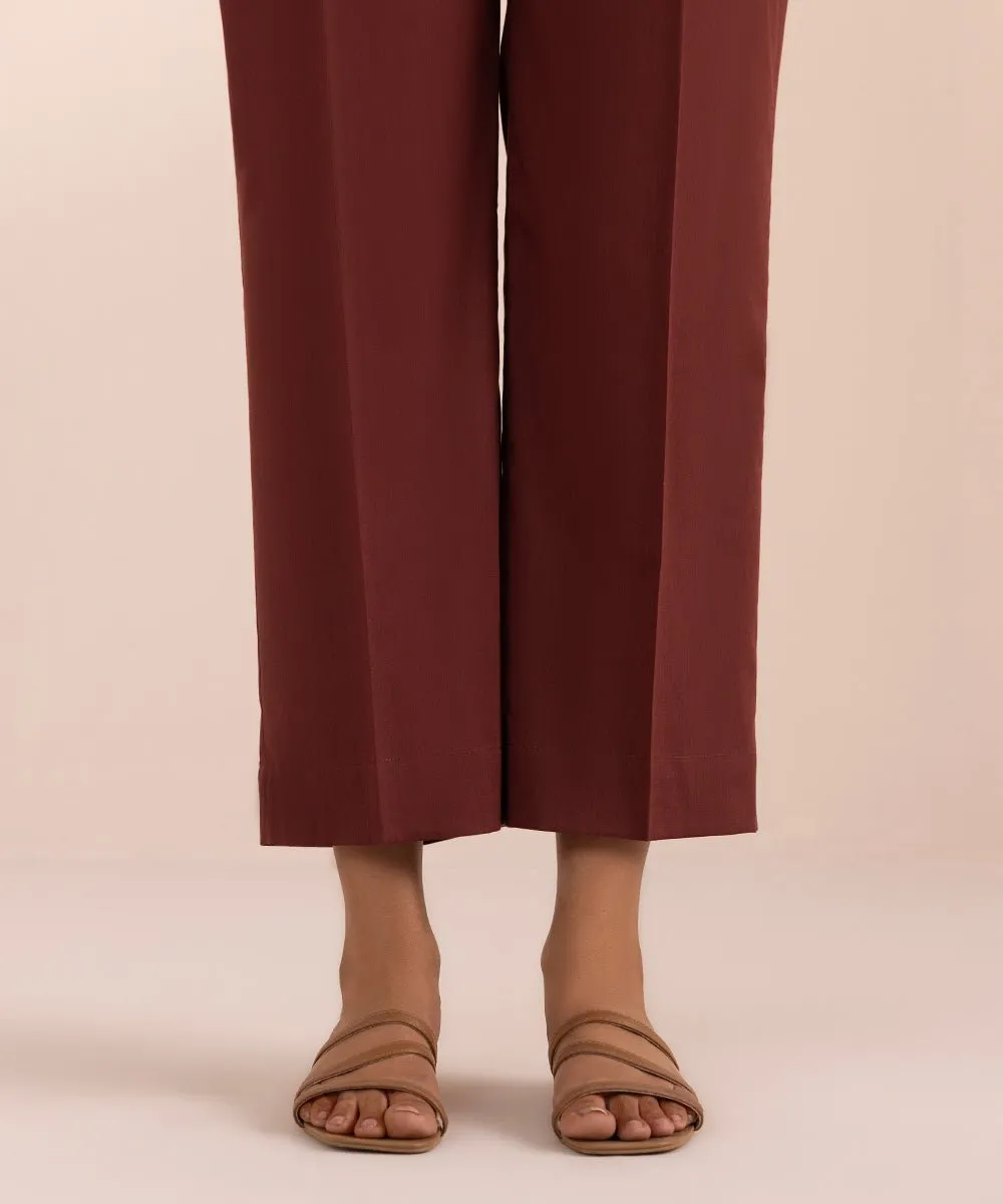 Cambric Straight Pants