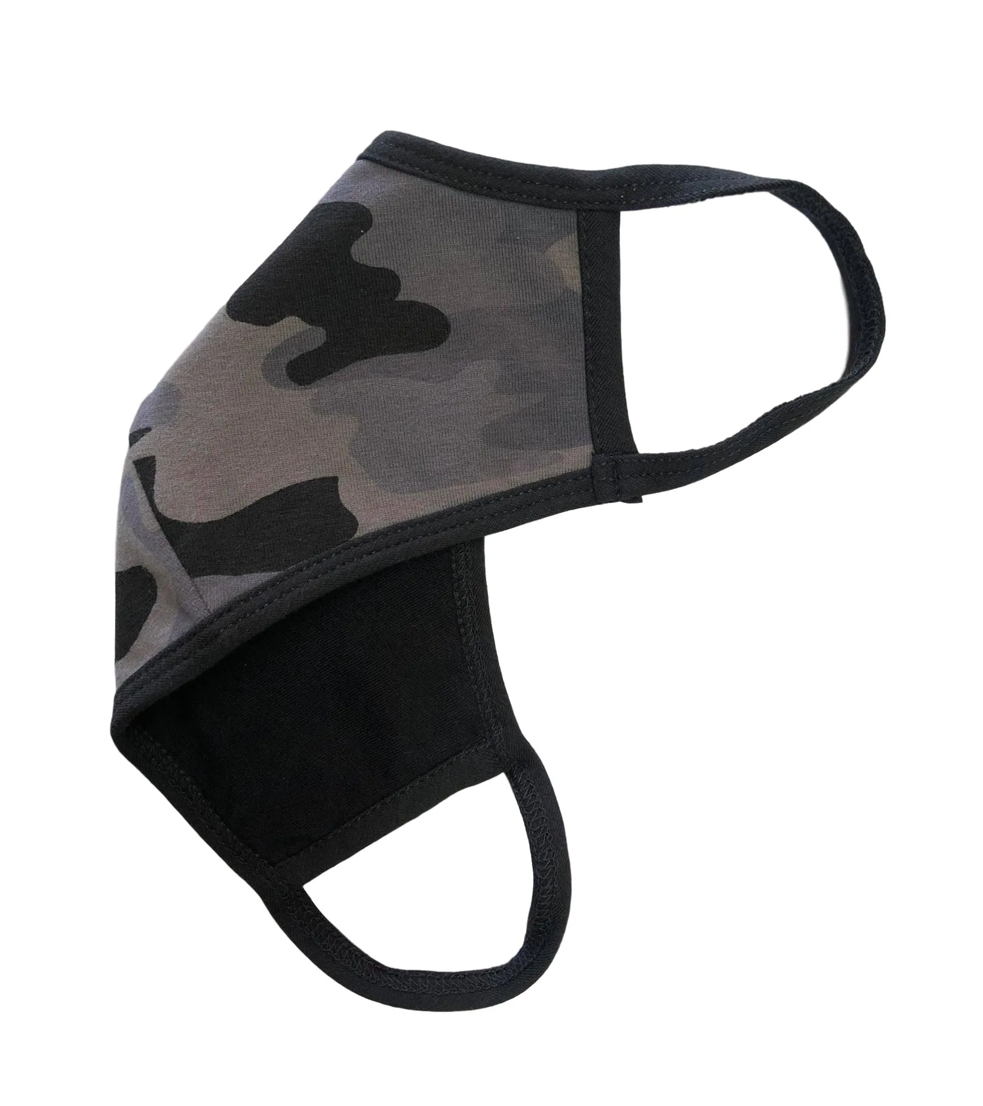 Camouflage Face Mask, Cotton, 2 layers, Washable, Reusable Mask, Adult Size