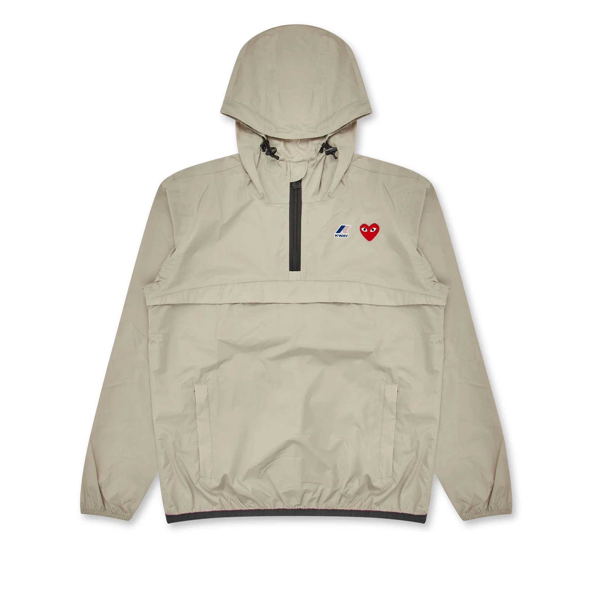 CDG Play K-Way Le Vrai 3.0 Leon Jacket AZ-J052-051-3 Khaki