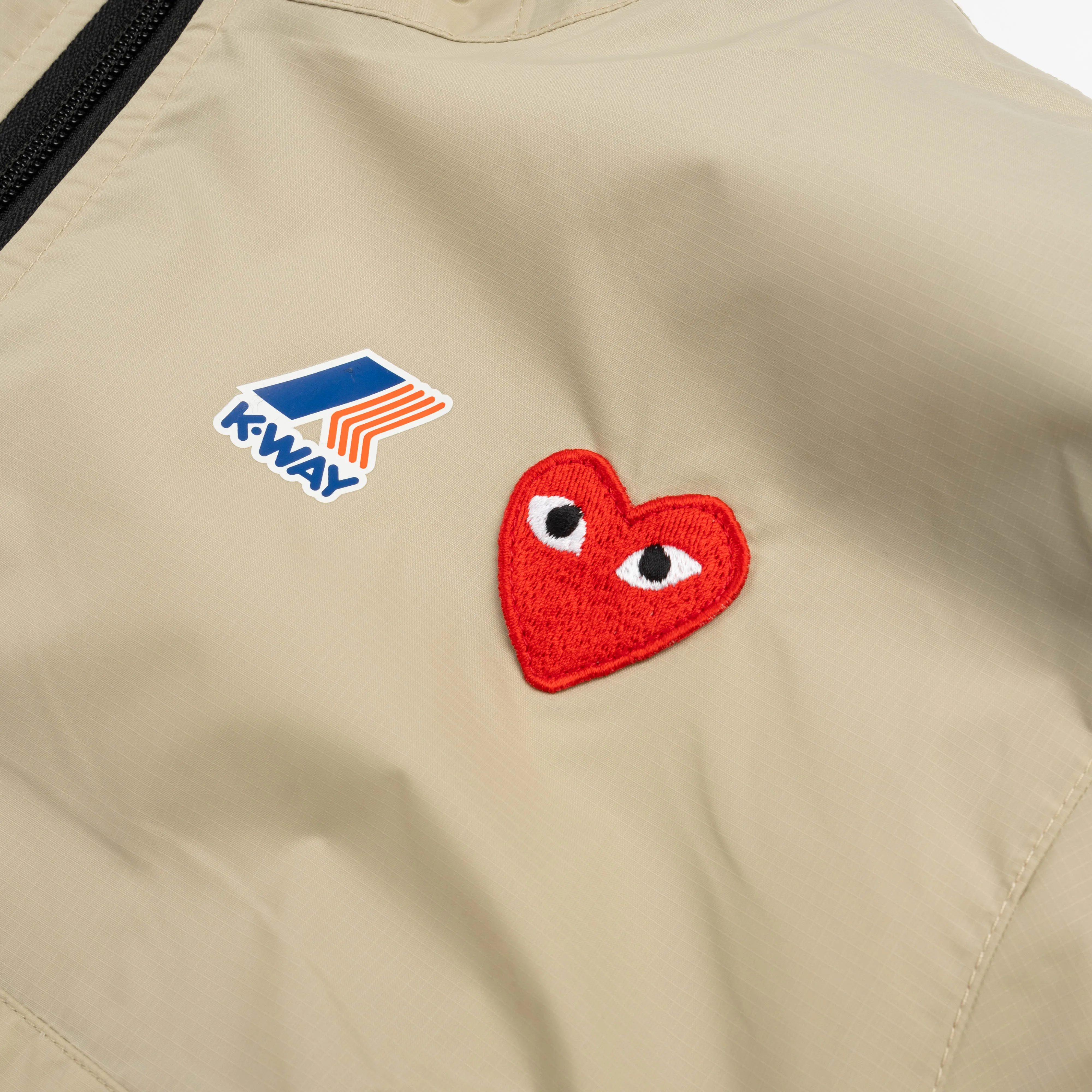 CDG Play K-Way Le Vrai 3.0 Leon Jacket AZ-J052-051-3 Khaki