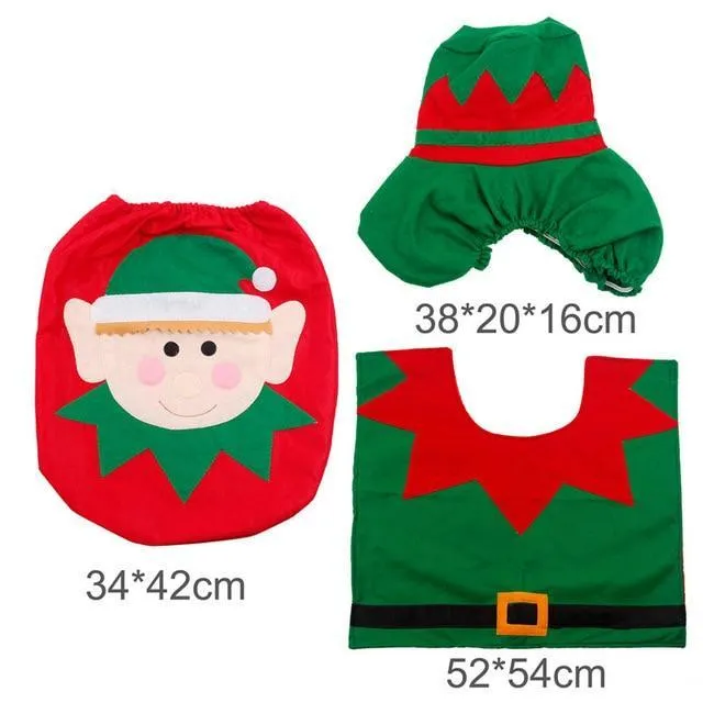 Christmas Toilet Seat Cover sets