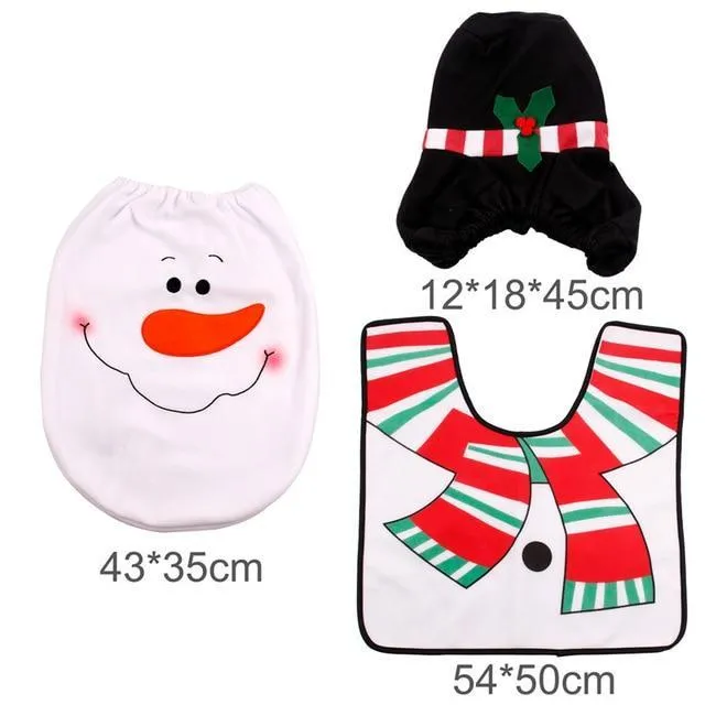 Christmas Toilet Seat Cover sets