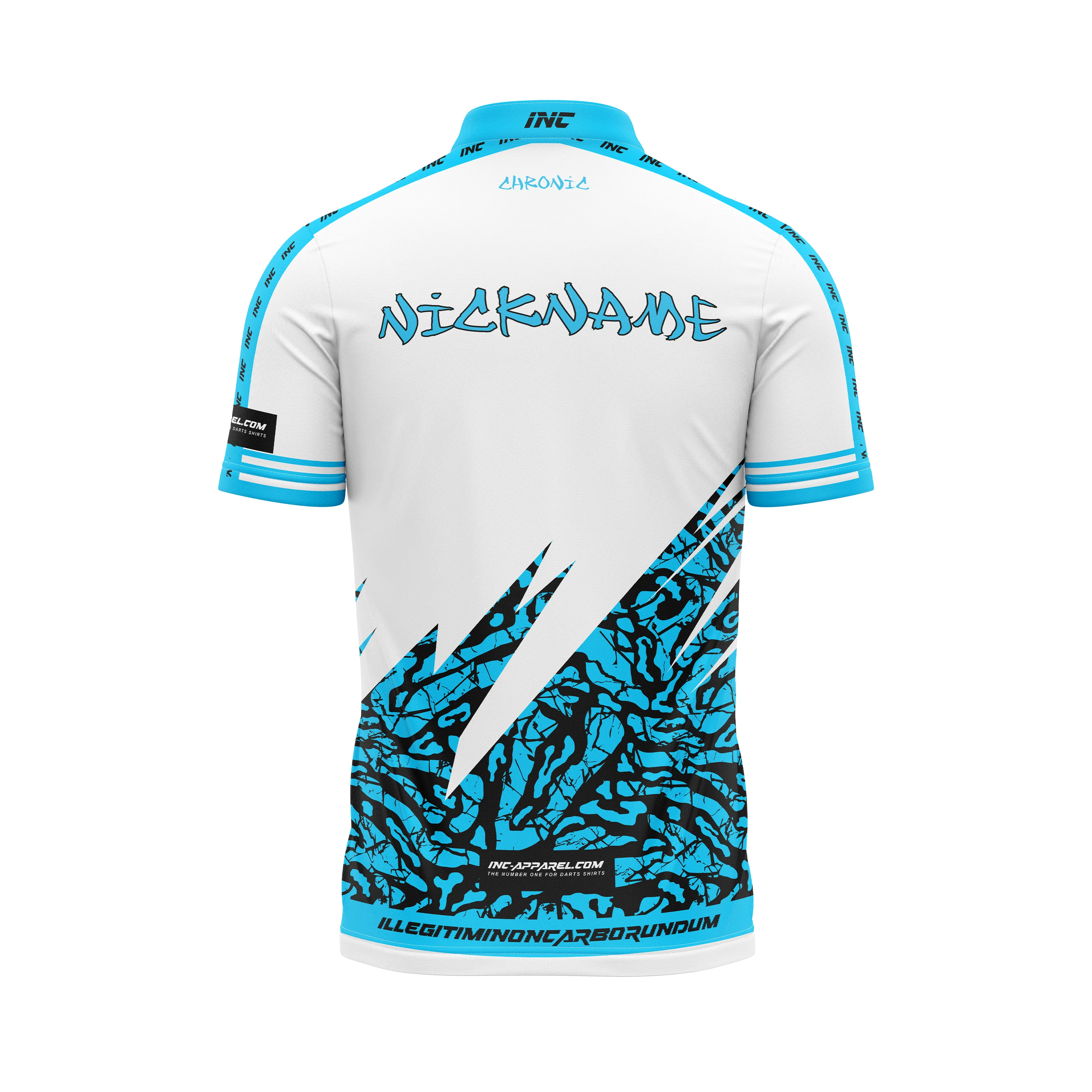 Chronic Gelu Pro1 Darts Shirt – White