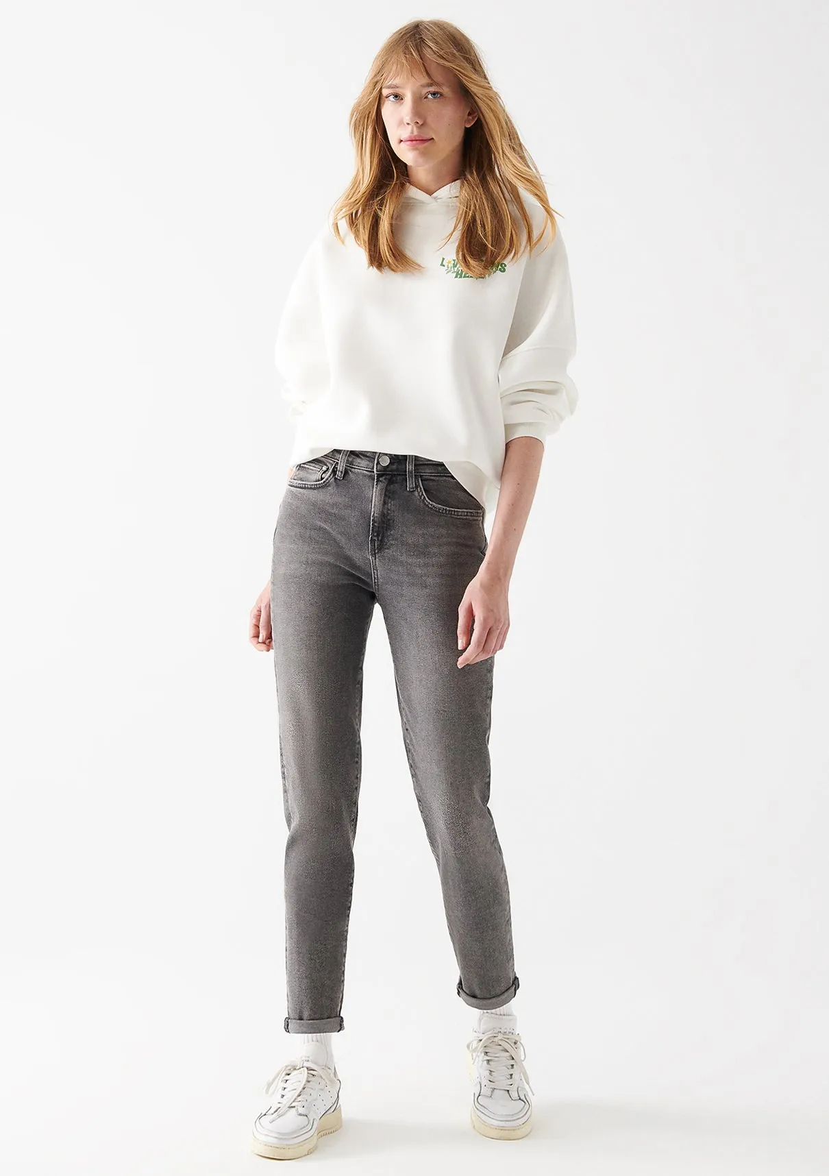 Cindy Light Smoke Jean Pants