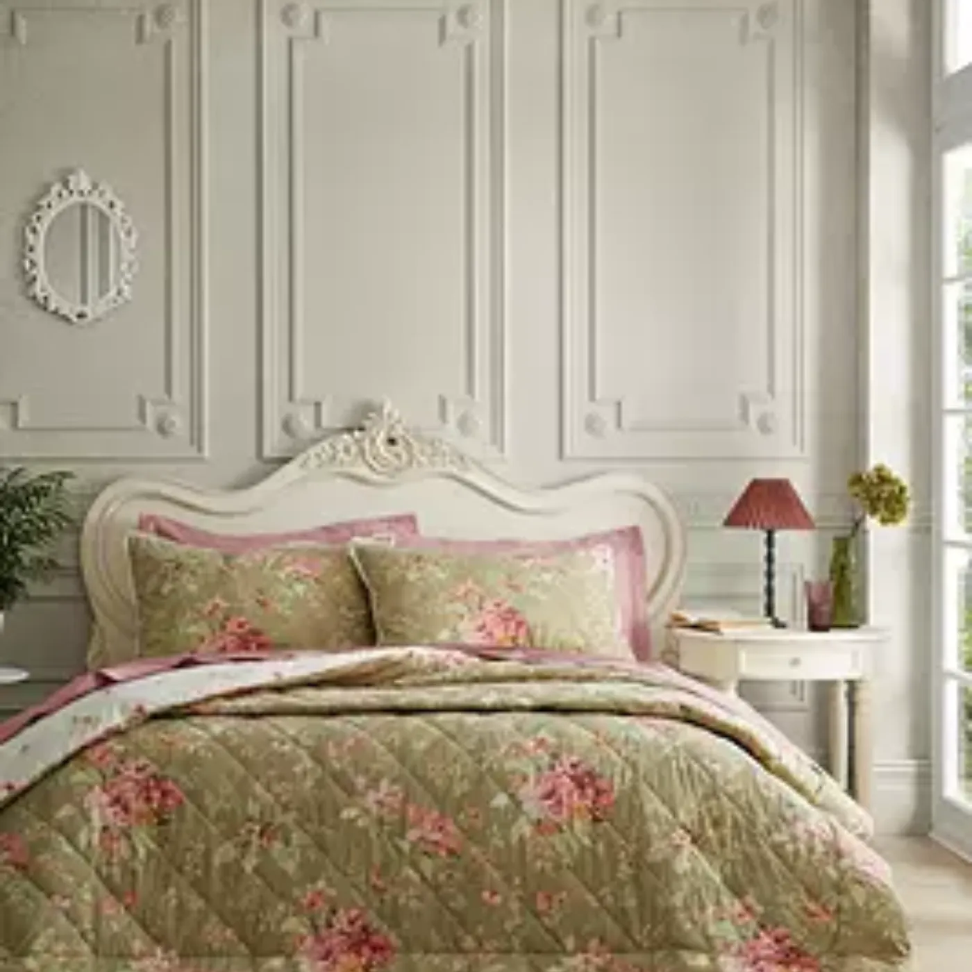 CL Penelope Floral Green Duvet Set
