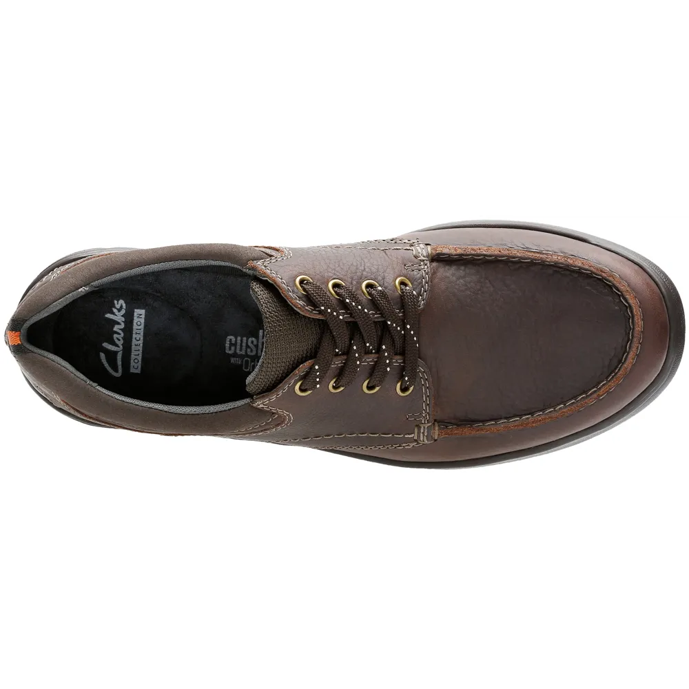 Clarks Cotrell Edge Brown Oily Shoes