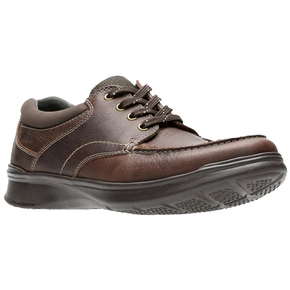 Clarks Cotrell Edge Brown Oily Shoes