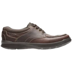 Clarks Cotrell Edge Brown Oily Shoes