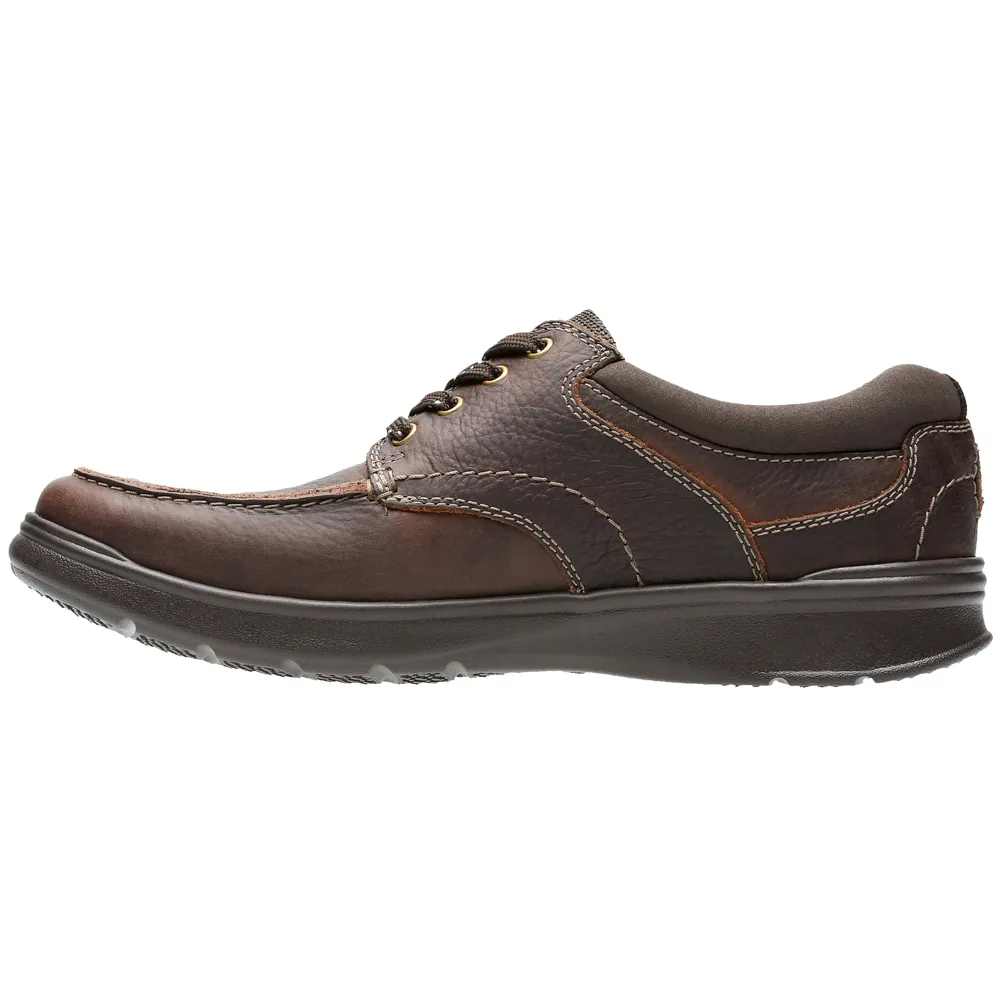 Clarks Cotrell Edge Brown Oily Shoes