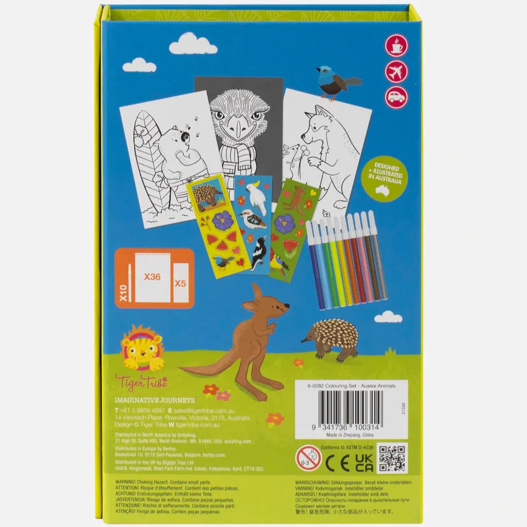 Colouring Set - Aussie Animals
