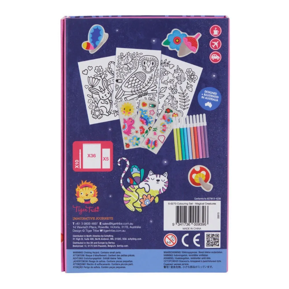 COLOURING SET MAGICAL CREATURES