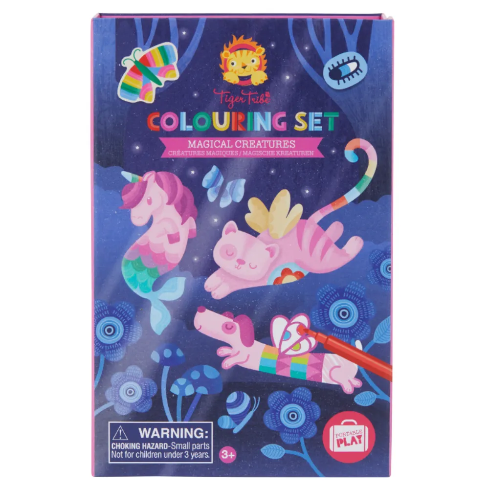 COLOURING SET MAGICAL CREATURES