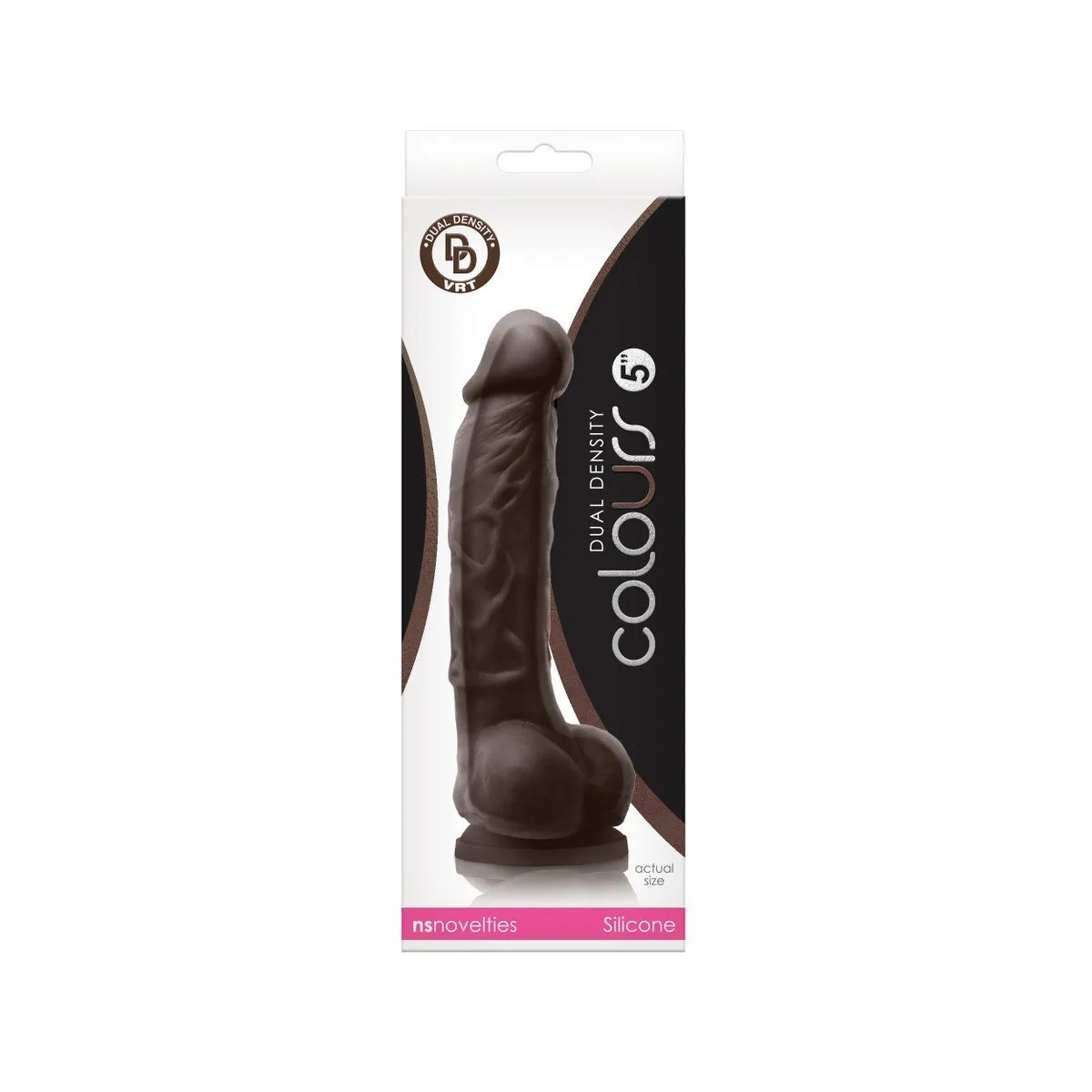 COLOURS Dual Density 5 in. REALISTIC SILCONE DILDO