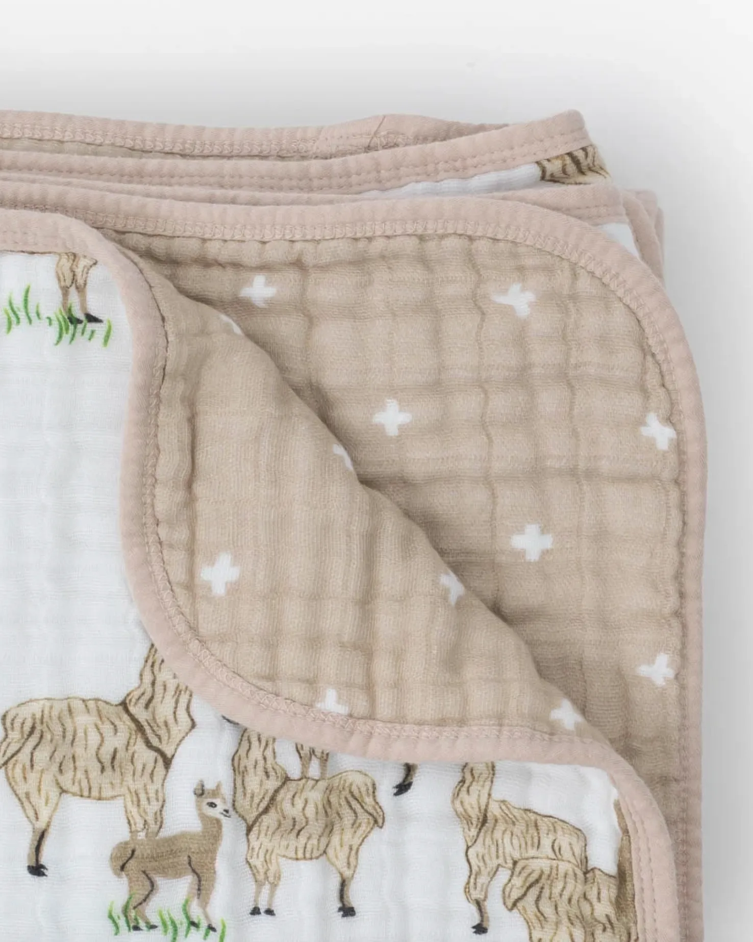 Cotton Muslin Quilt - Llama Llama