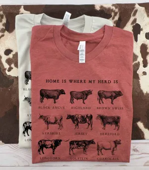 Cow Short Sleeve Tshirt