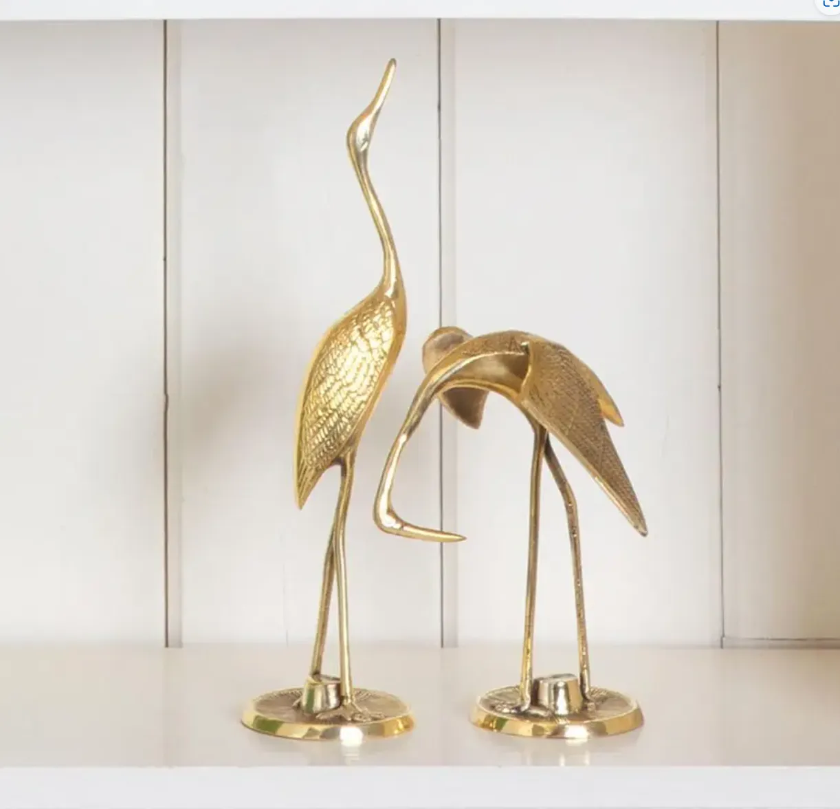 Crane Statue Set